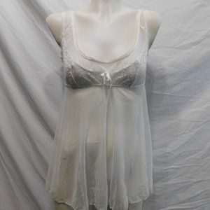 Lucy B Sheer White Babydoll